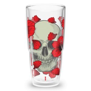 HX100 – Caveira com flores