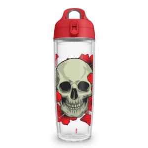 Garrafa HX70 – Caveira com flores
