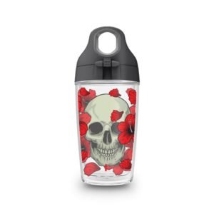 Garrafa Fit HX70 – Caveira com flores