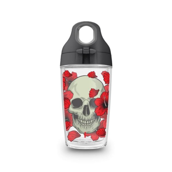 Garrafa Fit HX70 - Caveira com flores - Imagem 2