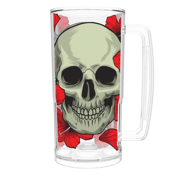Fest HX100 - Caveira com flores