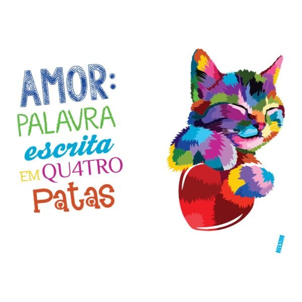 Garrafa HX70 - Amor 4 Patas - Imagem 3