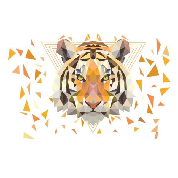 Garrafa Fit HX70 – Tigre Geométrico - Imagem 3