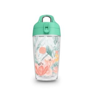 Garrafa Fit HX70 – Flores Aquarela