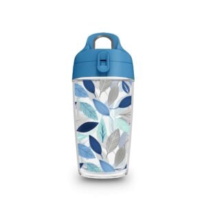 Garrafa Fit HX70 – Folhas Azuis